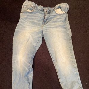 New American eagle airflex+ light wash jeans